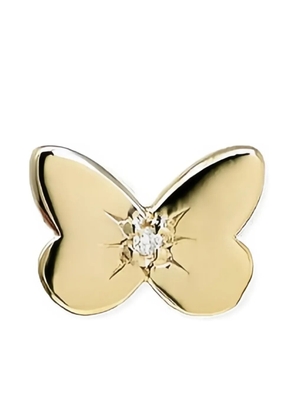 Anzie Gold Diamond Butterfly Earrings