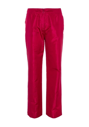 Etro Pre-Owned foiled trousers - Red