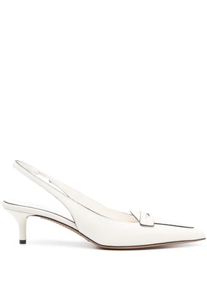 Valentino Garavani 50mm slingback pumps - White