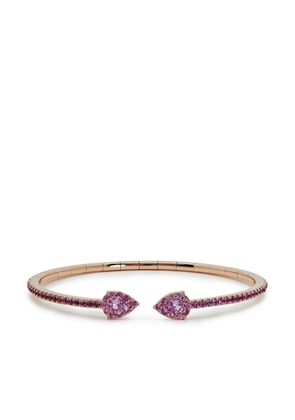 Jewels Aficionado 18kt rose gold sapphire bangle