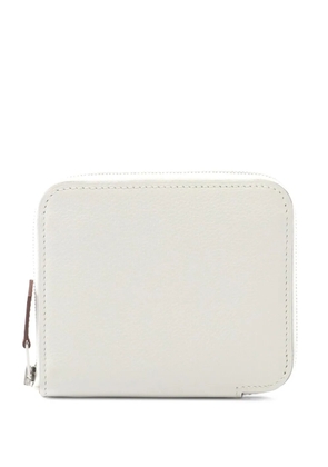 Hermès Pre-Owned 2023 Evercolor Azap Silk'In Wallet small wallets - White