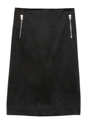Celine Pre-Owned 2010s satin pencil skirt - Black