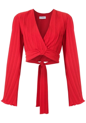 Olympiah Camelia cropped top - Red