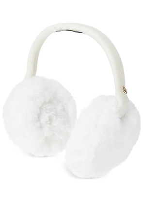 Maison Michel faux-fur ear muffs - White