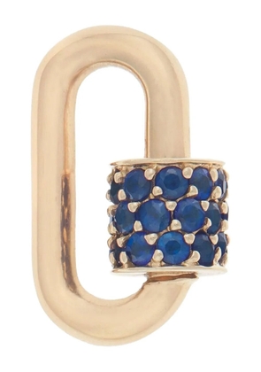 Marla Aaron 14K yellow gold sapphire Babylock pendant