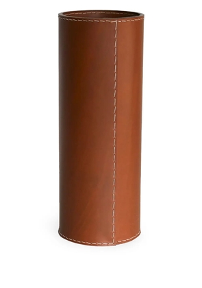 Michael Verheyden Solo leather vase - Brown