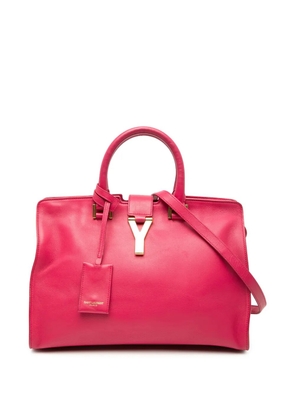 Saint Laurent Pre-Owned 2013-2025 Small Calfskin Cabas Chyc satchel - Pink