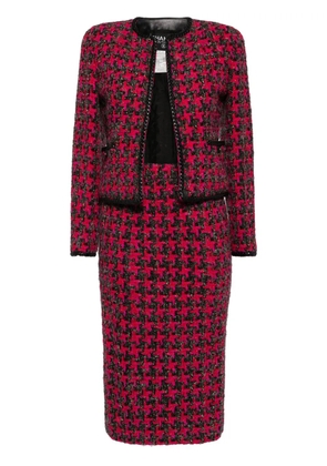 CHANEL Pre-Owned 1994 tweed skirt suit - Purple