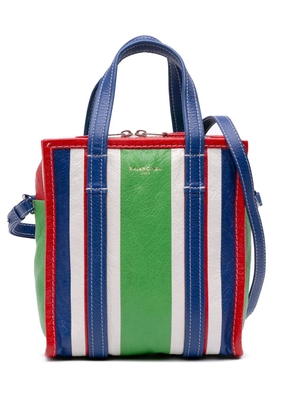 Balenciaga Pre-Owned 2017 XS Lambskin Bazar Shopper satchel - Green