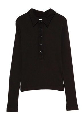 Citizens of Humanity buttoned polo top - Brown