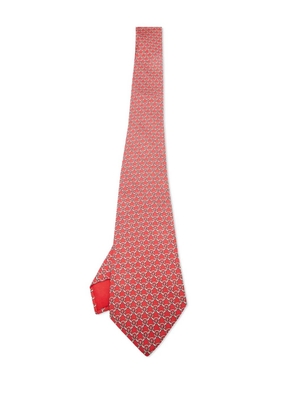 Hermès Pre-Owned silk printed tie - Pink