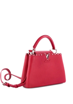 Louis Vuitton Pre-Owned Capucines Bag Leather with Embellished Detail BB shoulder bag - Pink