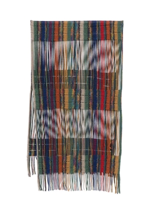 Missoni Pre-Owned 1980s drop-stitch knit scarf - Green