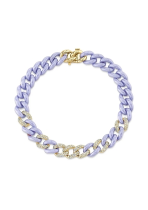 SHAY 18kt yellow gold medium Lavender bracelet