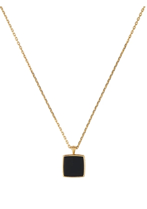 Emanuele Bicocchi Onyx amulet necklace - Gold