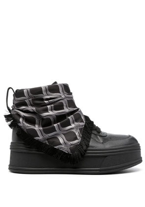 LIU JO Selma scarf-detail sneakers - Black