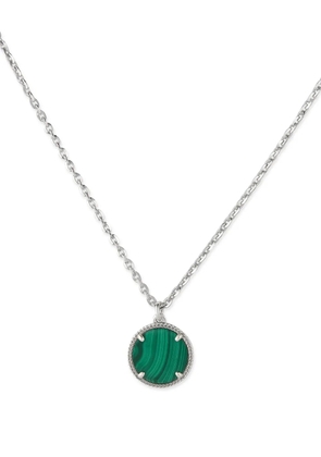 Emanuele Bicocchi malachite-pendant silver necklace