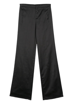 Gucci Pre-Owned 2000s wide-leg satin trousers - Black