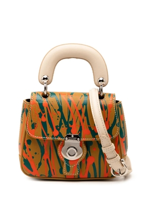 Burberry Pre-Owned 2000-2017 Mini Leather Splashed DK88 Top Handle Bag satchel - Brown