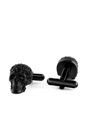 Philipp Plein crystal cufflinks - Black