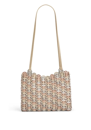 Rabanne Tricolor Nano shoulder bag - Gold