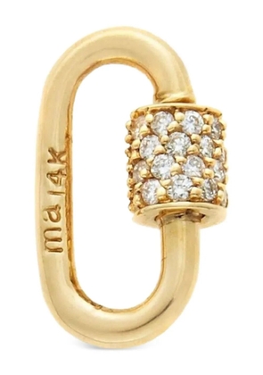 Marla Aaron 14K yellow gold Babylock diamond pendant