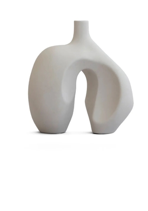 101 Copenhagen small Ni abstract-shape vase (30cm x 22cm) - White