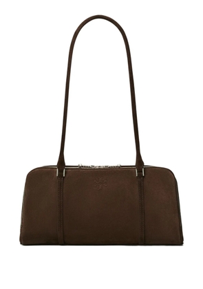 Tory Burch small Marshmallow suede shoulder bag - Brown