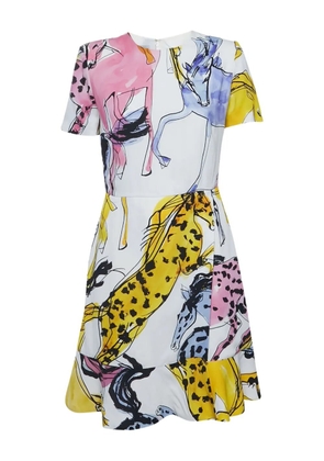 Stella McCartney Pre-Owned printed silk dress - White