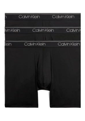Calvin Klein logo-waistband boxers (set of three) - Black