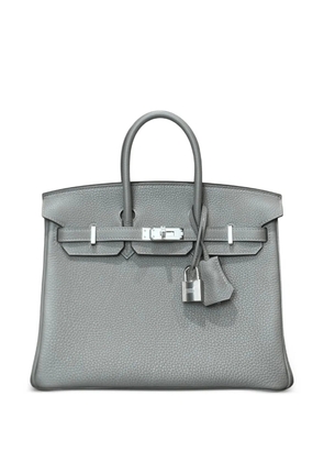 Hermès Pre-Owned 2025 gris Meyer Birkin 25 Togo palladium hardware handbag - Grey