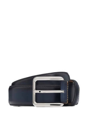 BOSS square buckle belt - Blue