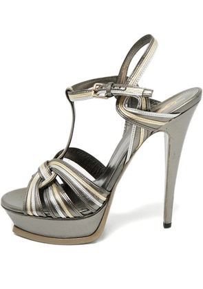 Saint Laurent Pre-Owned Tribute strappy sandals - Grey