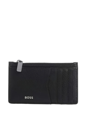 BOSS zip card holder - Black