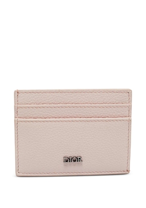 Christian Dior Pre-Owned 2019 logo-detail leather card holder - Pink