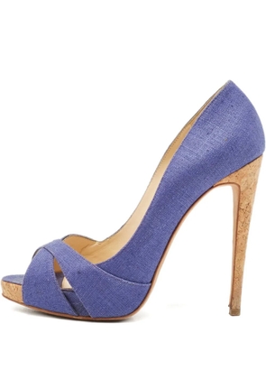 Alexandre Birman 120mm peep-toe pumps - Blue