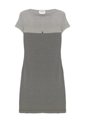 CHANEL Pre-Owned 1997 short-sleeved dress - Black