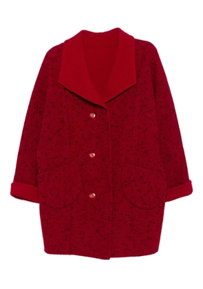 A.N.G.E.L.O. Vintage Cult 1980s buttoned front-pockets coat - Red