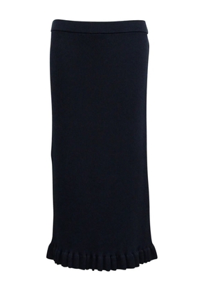 Michael Kors Vintage ruffled-hem skirt - Blue