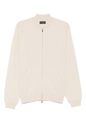 Dell'oglio zip cardigan - White