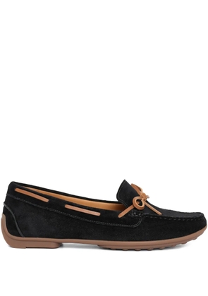 Sarah Chofakian Michigan boat shoes - Black