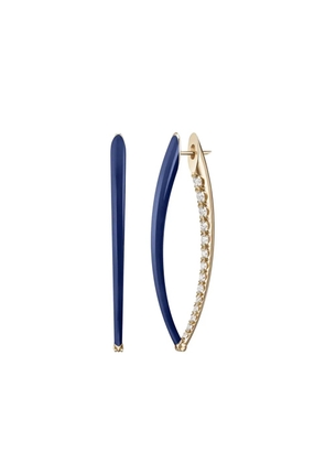 Melissa Kaye 18K yellow gold large Cristina diamond earrings