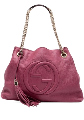 Gucci Pre-Owned 2016-2025 Medium Leather Soho Chain tote bag - Pink