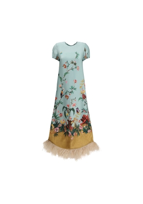 La Double J Multicolor Silk Casual Dress - M