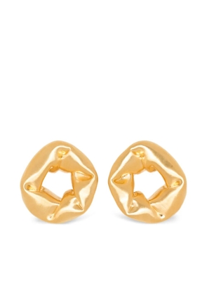 Completedworks Oversized Scrunch earrings - Gold