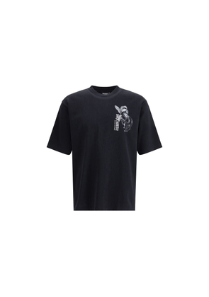 Dsquared² Black Cotton T-Shirt - S