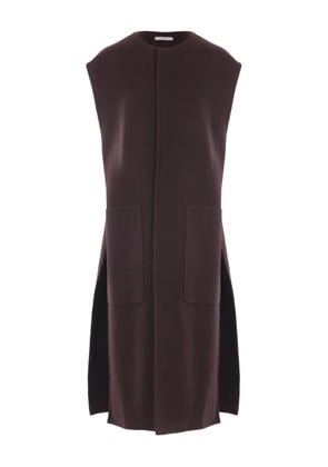 Dusan sleeveless patch-pocket dress - Brown