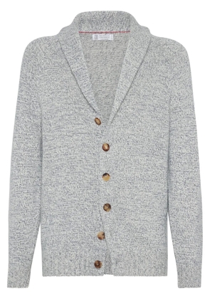 Brunello Cucinelli button-up cashmere cardigan - Blue
