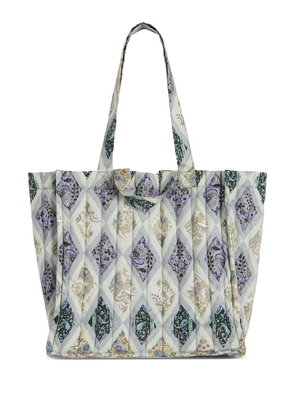 Cinq A Sept diamond-jacquard-pattern tote bag - Green