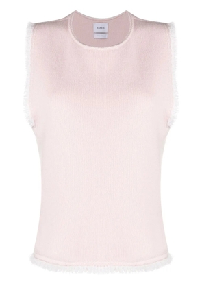 Barrie fringe-trim top - Pink